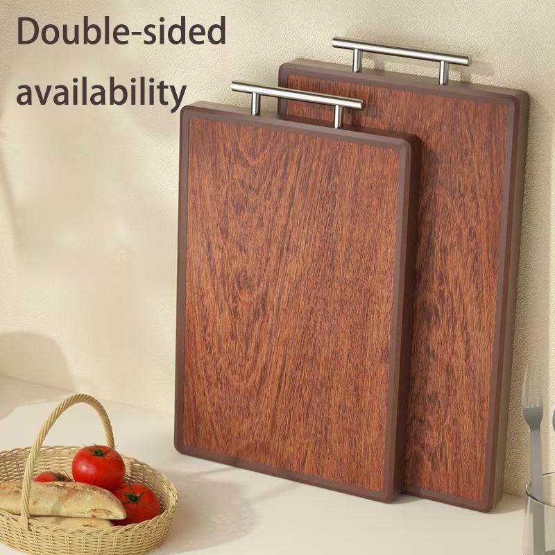 Большая форма массив дерева Разделочная доска двусторонняя деревянная сандаловая бытовая устойчивая деревянная разделочная доска