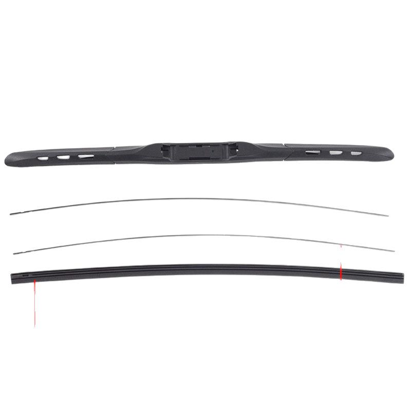 CHSKY Natural Rubber Electric Multi-Function Windshield Wiper All-in-One Smart Tri-Speed Wiper for VW Cars Replaceable Connector