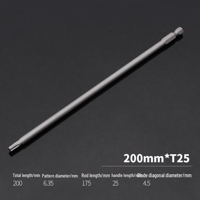 Расширенный набор магнитных бит для отвертки со звездочкой T8/T25/T30/T40 для электрических отверток и дрелей