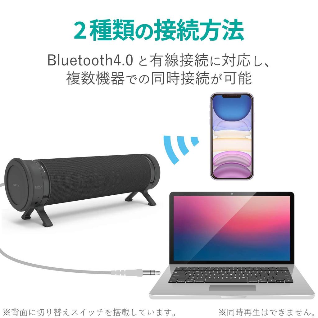Колонки-саундбар ELECOM для планшета behav Черные [Проводные/Bluetooth Совместимые] ПК, ТВ, Смартфон, - SP-PCBS01UBK