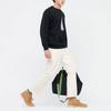 Uniqlo Свитшот с принтом свободного кроя с длинным рукавом, коллаборация JW Anderson, мужской, черный 449456-09