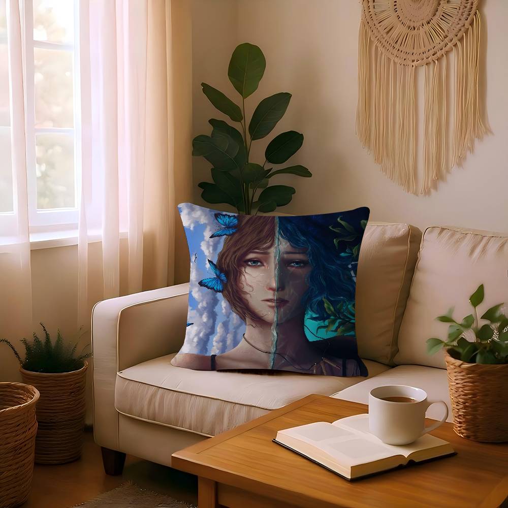 ИГРА Life Is Strange 45*45см Наволочка Чехол для подушки Декор Наволочка Домашняя наволочка для диванной подушки