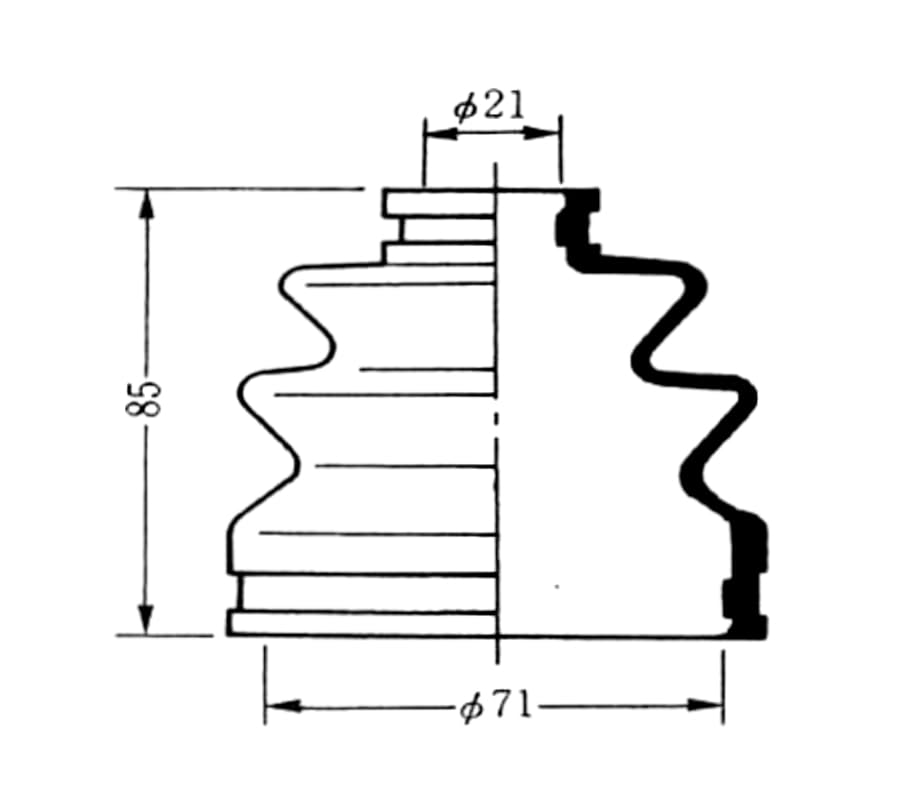 Комплект пыльника ШРУС Seiken SB13 600-00013