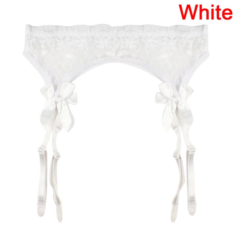 Women Lace Thigh-Highs Stockings Suspenders Garter Belt Suspender Set Lingerie