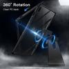 Coque + Verre Trempé pour Samsung Galaxy Tab S11 Ultra/S10 Ultra/S9 Ultra, Etui Rotatif - Noir
