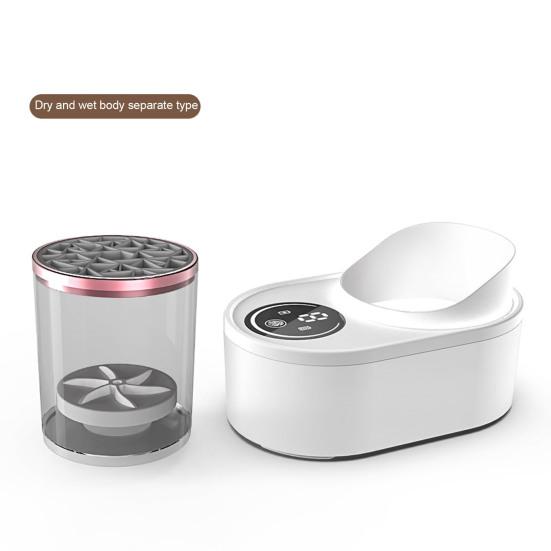 Электрический очиститель для кистей для макияжа, съемный USB-аккумулятор, автоматическая машина для чистки косметических кистей, держатель для сушки косметических кистей, контейнер для мытья инструментов