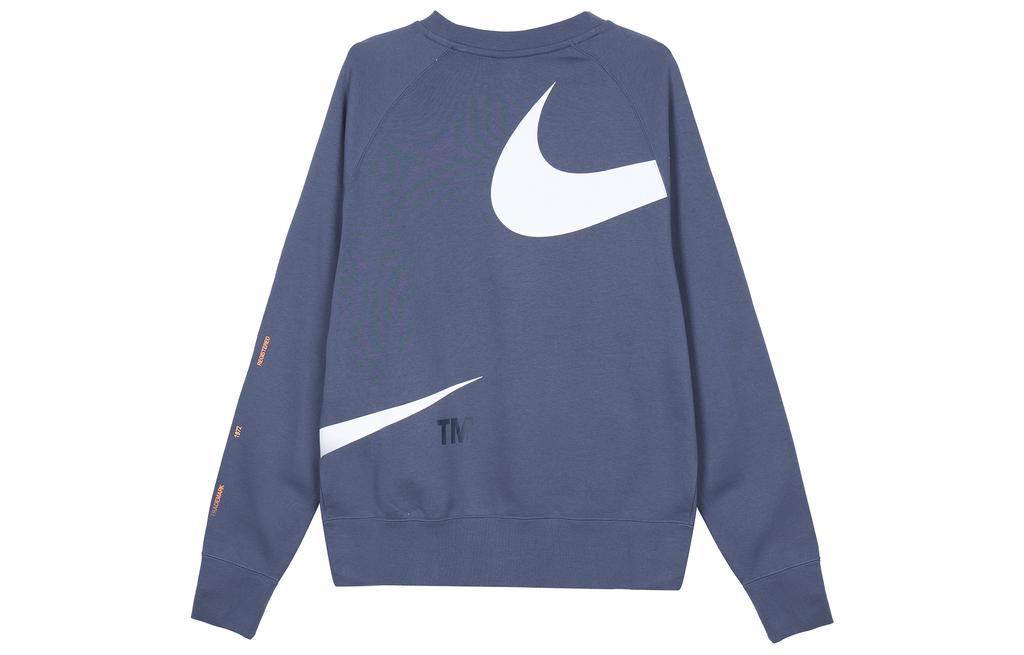 Nike Sweatshirts Men's Blue Crew Neck Moderate Regular DD6097-437