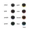 20pcs/10pairs 8 Colors Puppet Crystal Eyes with Washer Glitter Crystal Eyes  DIY Doll Accessories