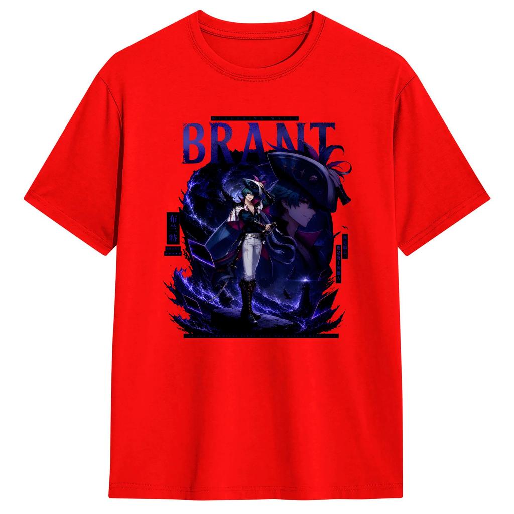 Wuthering Waves Characters Unisexs T Shirts Brant Humorous Tee Shirt Short Sleeve Round Collar Tshirts Cotton Plus Size Clothing