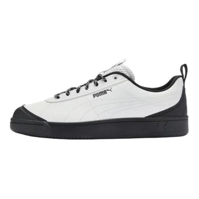 Puma Универсальные низкие кеды Grounded для скейтбординга, комфортные, унисекс, бело-черные 408705-01