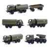 1/72 Russia Kamaz-5350 Military Truck Assembly Puzzle Model Rocket Simulated Artillery Model Boys Toy