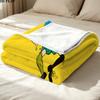 1PC Pippi Patterned Flannel Blanket Suitable For All Seasons For Home Decor Warmth And Comfort Gifts Holiday Present