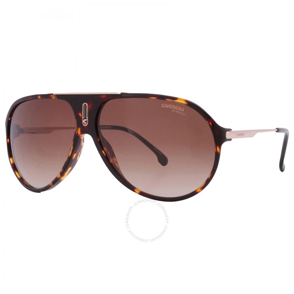 Солнцезащитные очки Carrera Brown Shaded Pilot Unisex Hot 65 0086 Ha 63
