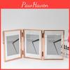 5 And 7 Inch Double Sided Transparent Fold Dual Photo Frame For Home Decor