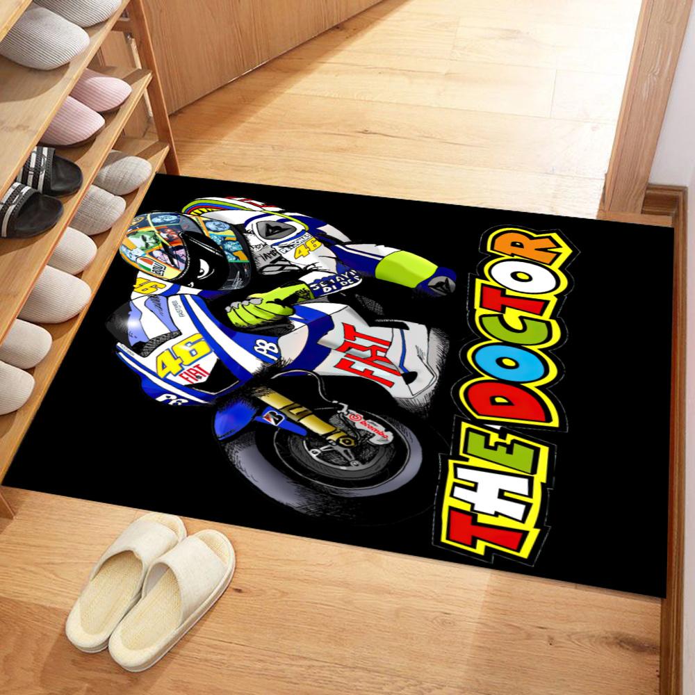 Doctor Valentino Rossi Floor Mat Perfect For Bedrooms Foyer Hallway Game Room Antislip Carpet Decorate Offices Perfect Birthdaychristmas Gift Idea