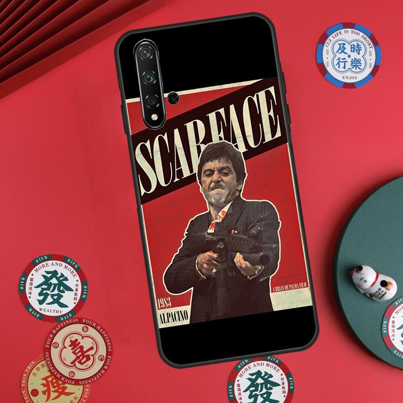 Scarface Tony Montana For Huawei Nova Y73 Y72 Y61 Y91 Y90 Y70 Y60 12s 12i 11i 8i 9 10 SE P60 Pro P30 P40 Lite Case