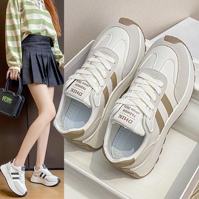 Новые повседневные кеды ins женские летние с увеличением высоты, универсальные, модные, на толстой подошве, дышащие спортивные туфли