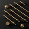 Vintage Door Knobs Solid Brass Cabinet Knobs New Drawer Pulls  Kitchen