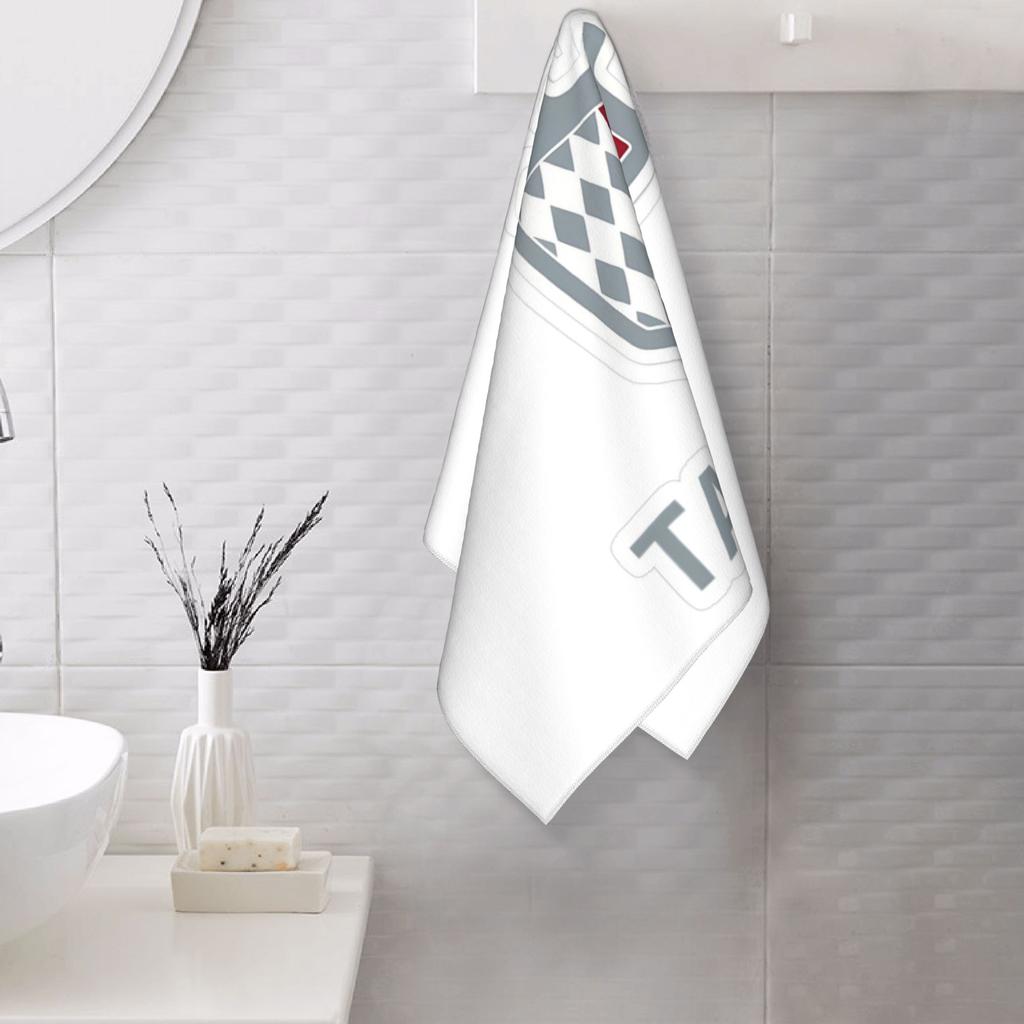 Tabbert Logo Soft Face Towel Quick Dry Pool Bath Cotton Towels Absorbent