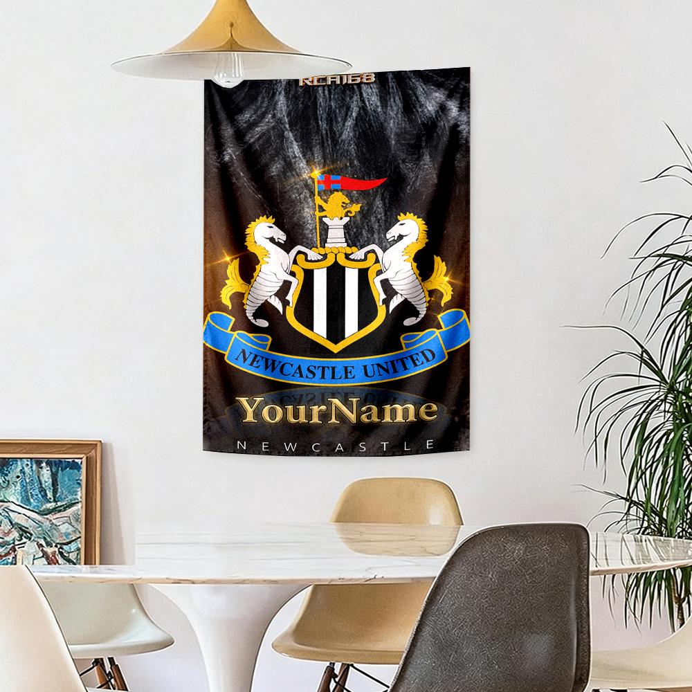 Newcastle Custom Your Name Wall Decor Tapestry Art For Pet Memorial Birthdaywedding Party Backdrop Family Gift