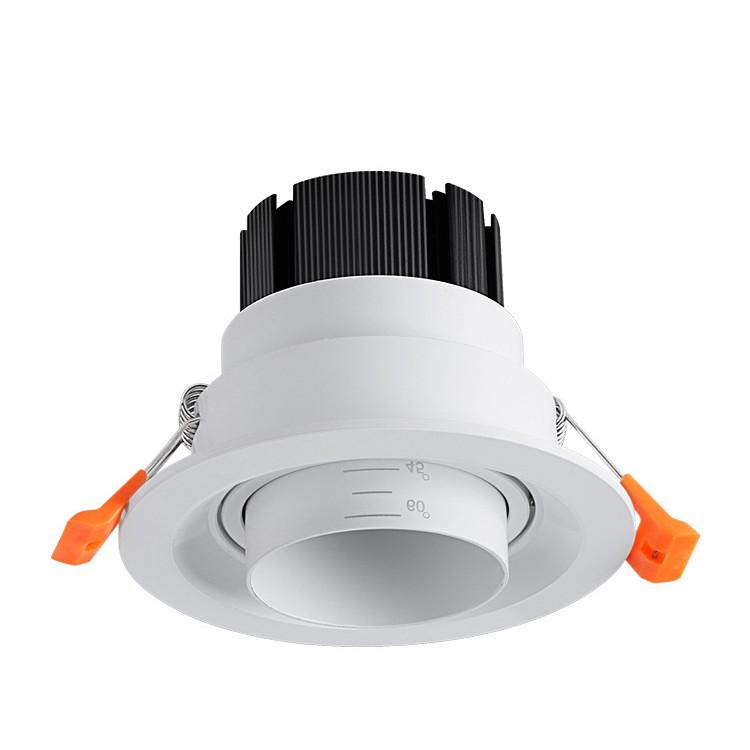 Светодиодный зумируемый встраиваемый потолочный светильник-спот на гибкой ножке для гостиной