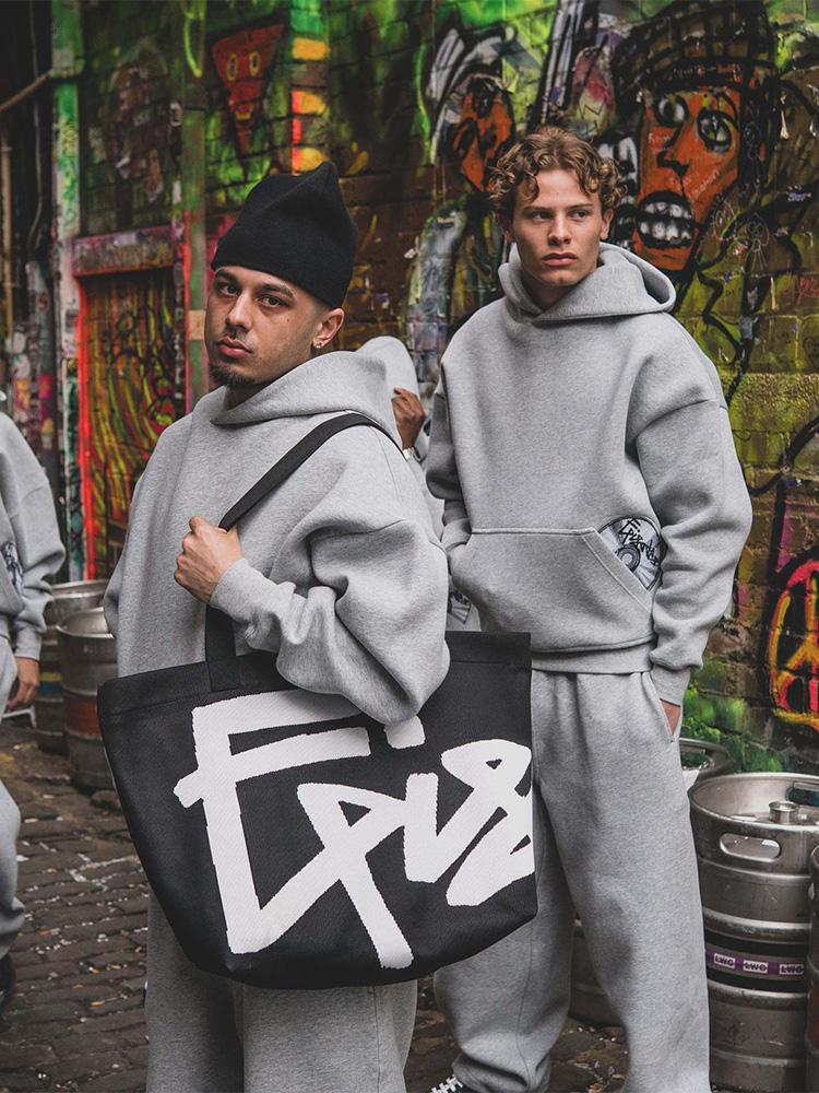 ZYLLO Модный уличный ретро повседневный мужской спортивный костюм Y2K Харадзюку принт худи мужской хип-хоп свободные спортивные штаны