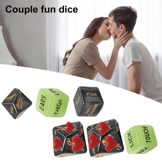 6 шт./набор игральных костей для пары, набор игральных костей для свиданий, 6/10/12 сторон, игральные кости для определения позиции поведения, подарок на День святого Валентина, годовщина, девушка, парень, муж, жена