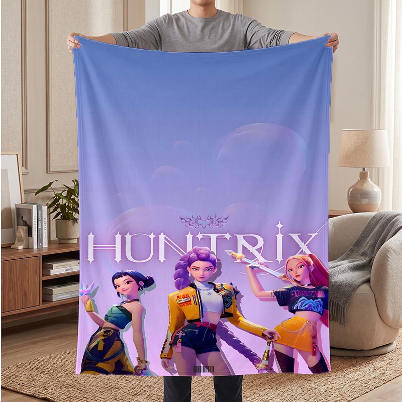 HUNTRIX Soft Warm Flannel Blankets Comfortable Blanket for Home Decoration Gifting