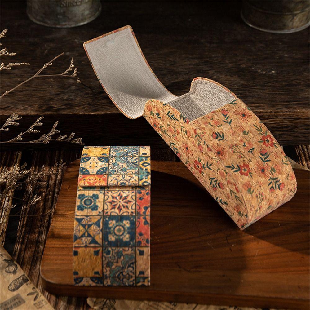 Ударопрочный антикварный ретро футляр для очков Коробка для хранения миопии Футляр для солнцезащитных очков Пробка