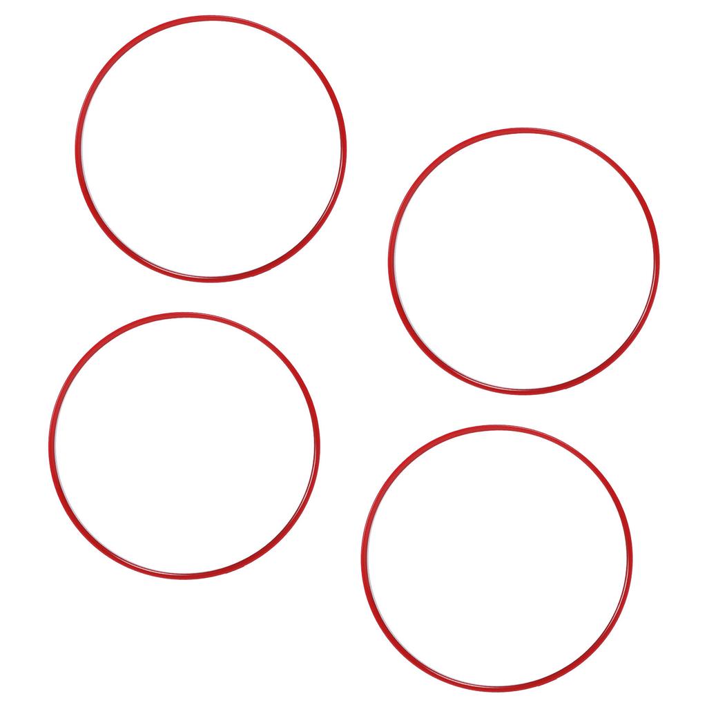 4 шт. Защитные кольца для обода колеса, предотвращающие появление бордюрной сыпи, самоклеящиеся, универсальные, из АБС-пластика