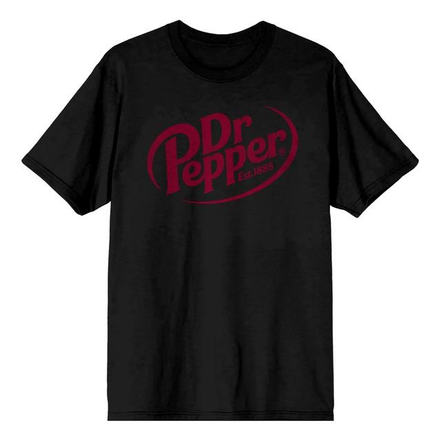 Черная футболка с логотипом Dr Pepper, основана в 1885 году