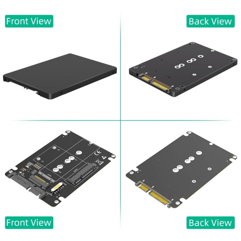M.2 NGFF Msata SSD в SATA3.0 2.5-дюймовые M.2 SSD Конвертеры Райзер Карта Адаптер Для 2230 2242 2260 ПК Ноутбук Карта Расширения 6 Гбит/с