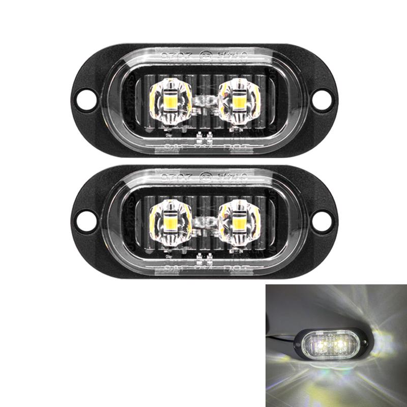 2 шт. 12 В 24 В Габаритные огни для грузовика Боковые габаритные огни для автомобиля Светодиодный сигнальный огонь Фонари для прицепа Индикатор Задние фонари Автоаксессуары