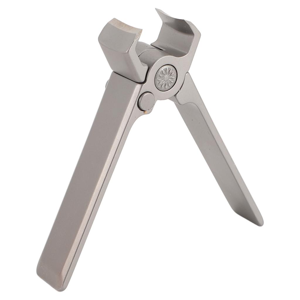 Кусачки для ногтей с большим отверстием, кусачки для ногтей из нержавеющей стали, портативные кусачки для ногтей с пилочкой для толстых ногтей