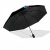 Colorful Messi Logo Design Outdoor Automatic Umbrella Compact 8-Rib Design Durable Plastic & Iron Travel Essential Fashion Lovers Best for Christmas