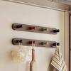 Прочные самоклеящиеся крючки для стен, держатель для одежды, новый держатель для ключей, прихожая