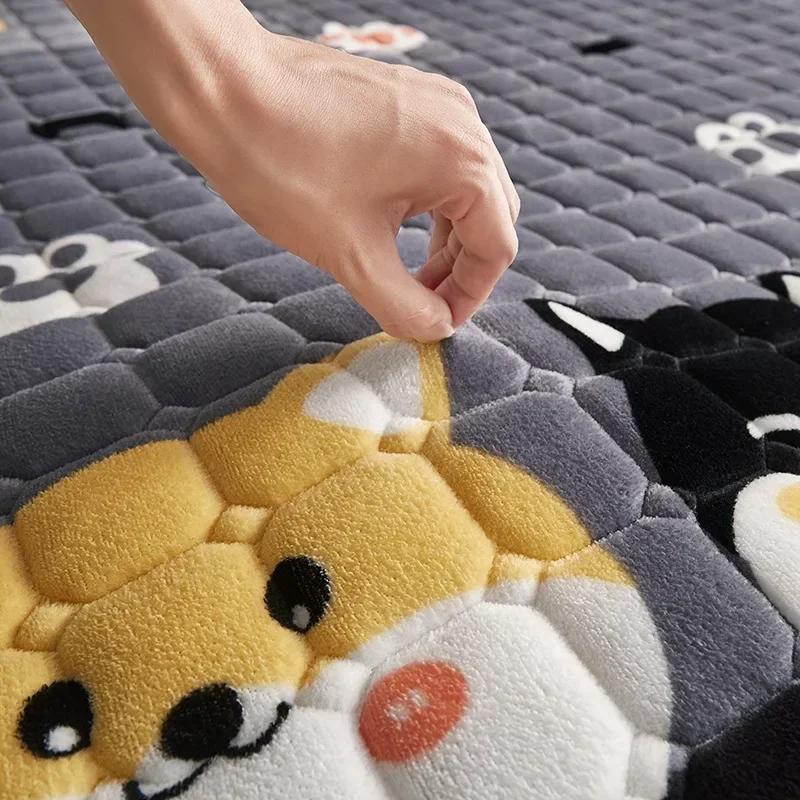 100% водонепроницаемые матрасы ультратонкий складной хлопковый матрас для кровати складной татами спальня отель для односпальной кровати двойной мульти двуспальная кровать размера «king-size»