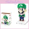 Bros Super Mario Themed Plastic Toy Character Assemble Building Blocks Gift Kid