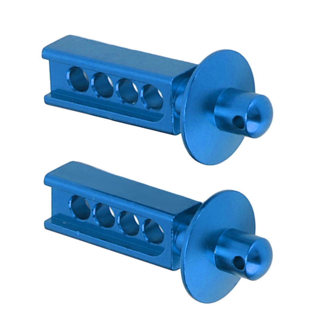 2Pcs Body Post Aluminium RC Upgrade Parts Accessories for Traxxas Mini E Revo Slash 1 16 Blue