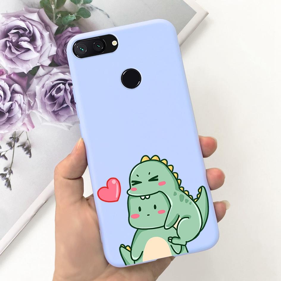 For Xiaomi Mi 8 Lite Case 6.26" Fashion Landscape Girls Bumper Soft Silicone Phone Cover For Xiomi Mi 8 Lite Funda Mi8Lite Pouch