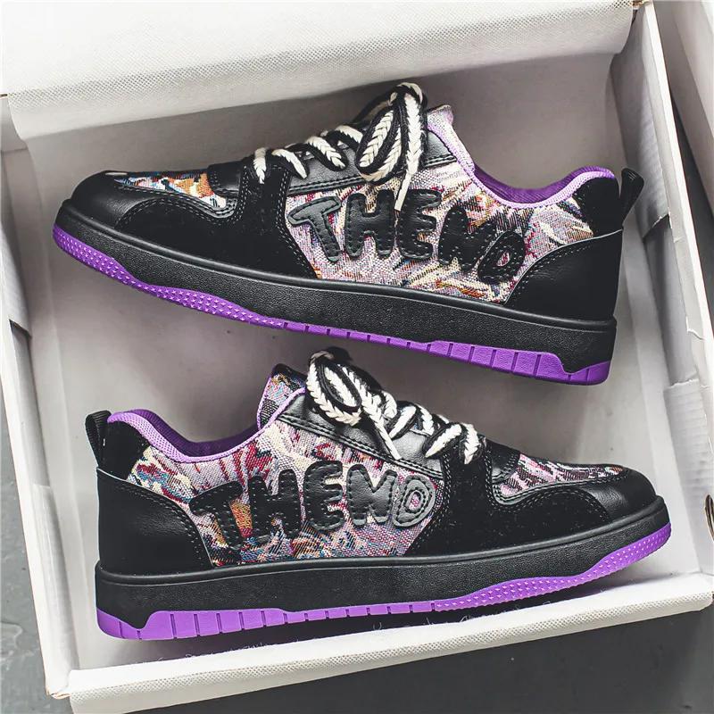 Модная Роскошная Мужская Обувь Новые Повседневные Кроссовки для Бега для Мужчин На шнуровке Платформа Обувь для Тенниса Обувь для Скейтборда Уличная Zapatillas Hombre