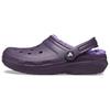 Warm Lightweight Comfortable Round Toe Slip-On Clogs Women Footwear Deep-Iris-Purple 203591-5AS