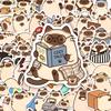 10 30 50 ШТ. Мультяшные Кавайные Наклейки с Сиамским Котом для Книги DIY Скейтборда Игрушек Гитары Багажа Чемодана Декорация Граффити Наклейка