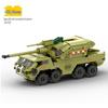 Children's Military Tank & Rocket Building Blocks Kit - Interlocking Toy for Boys