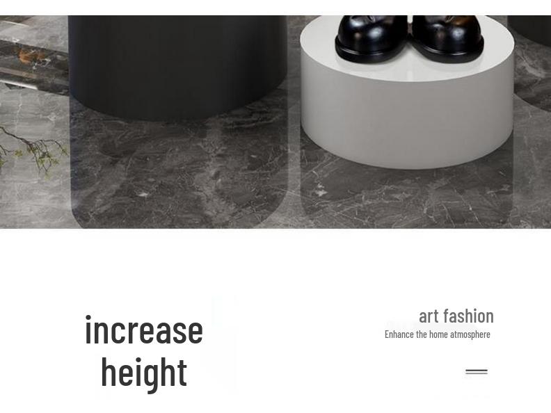 Bearbrick Figurine Round Riser Display Stand Cylinder Platform