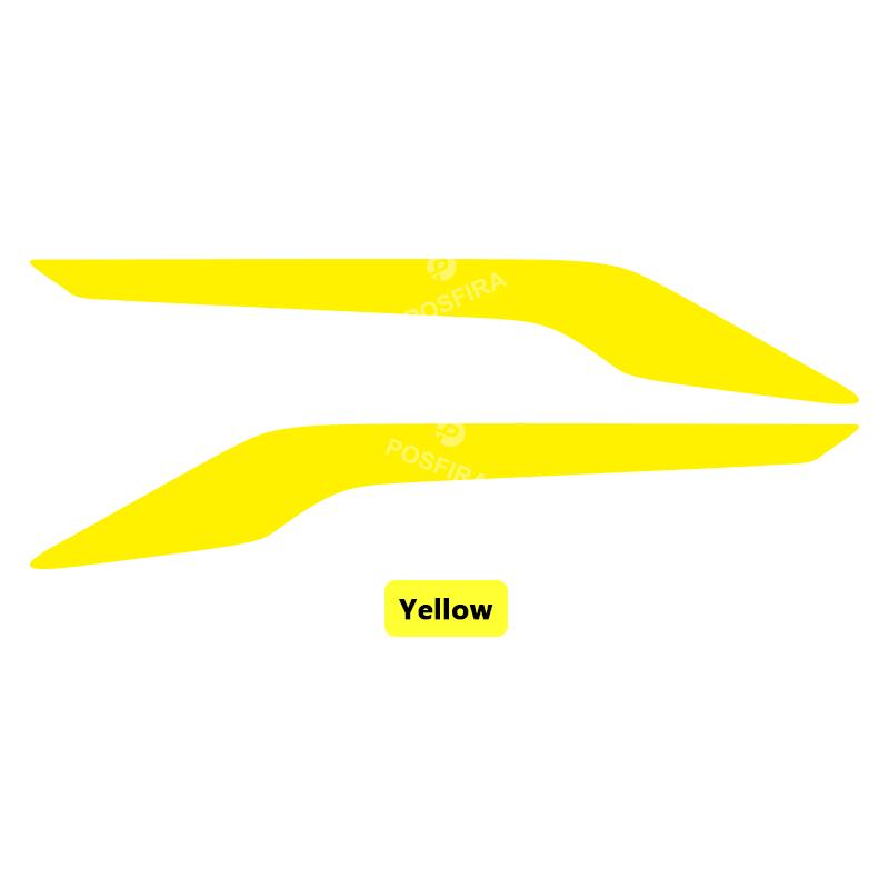 POSFIRA Motorcycle Rear Seat Stickers Vinyl Decals for Yamaha MT10 MT 10 SP MT-10 2022 2023 2024 Motorbike Decor Accessories