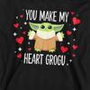 Star Wars Childrens/Kids You Make My Heart Grogu Hoodie