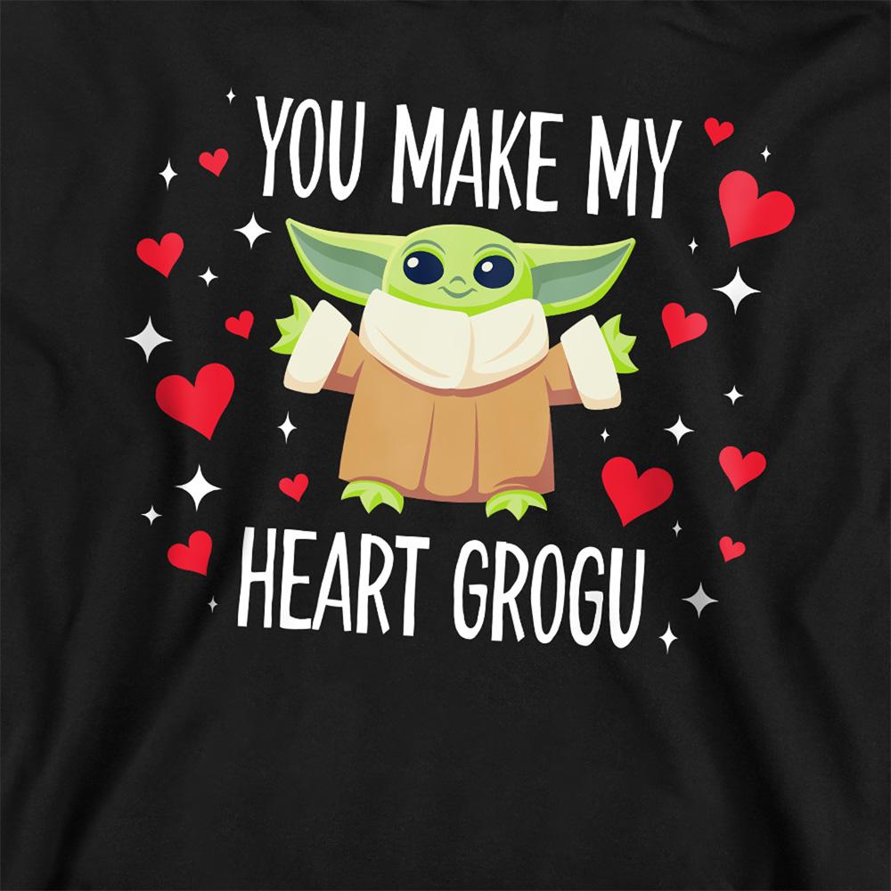 Star Wars Childrens/Kids You Make My Heart Grogu Hoodie