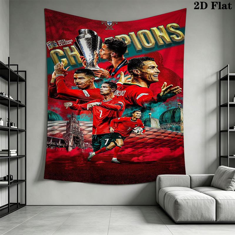 Champions Lift Trophy Threepiece Set 1 Duvet Cover 2 Pillowcase Without Core Soft And Comfortable Bedding Set Duvet Cover And Pillowcase