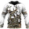 Deer Hunter Animal Tattoo 3D Printed Animal Mens Hoodie Harajuku Sweatshirt Unisex Casual Jacket Pullover